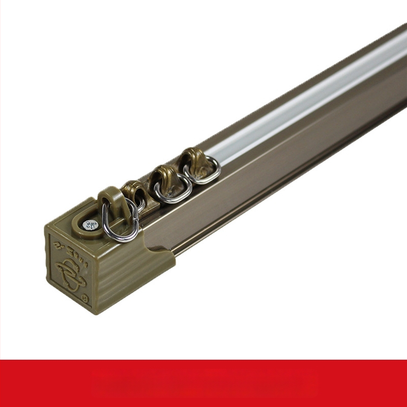 Aizkaru furnitūra — alumīnija sakausējums — piemērots karājamu aizkaru piekāršanai — zīmols Shenzhou Yuye — moderns un minimālisks stils