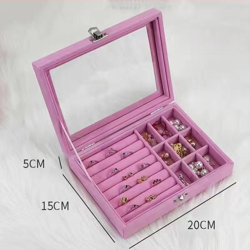 Kaelakee hoiukarp flaneli vooderdusega, tolmukindel kaas, moods minimalistlik disain