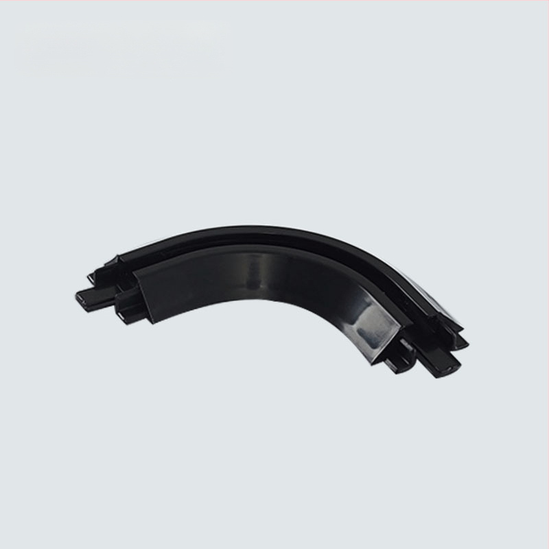 JFL-V01 Īss alumīnija aizkaru sliede, slēpts V-veida dizains, viegls luksusa uzstādīšanas komplekts ar blīvi, rullīti un līmi