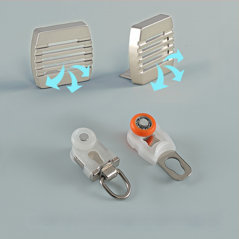 Aizkaru sliede, alumīnija sakausējums, klusa darbība, dubultā sliede, modelis JFL597, Jin Fulong