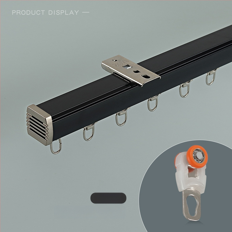Aizkaru sliede, alumīnija sakausējums, klusa darbība, dubultā sliede, modelis JFL597, Jin Fulong
