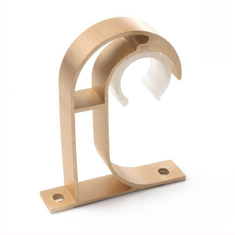 Romas stangas stiprinājums, alumīnija sakausējums, DGDM ar vienu āķi, piemērots aizkariem