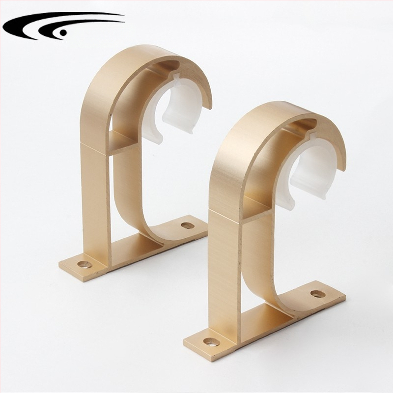 Romas stangas stiprinājums, alumīnija sakausējums, DGDM ar vienu āķi, piemērots aizkariem