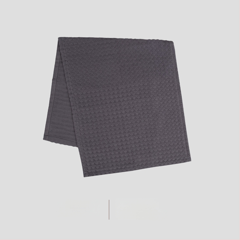 Visokokvalitetna pamuk ručnik za lice s waffles uzorkom, 100 g, 73 × 33 cm, 3-slojna gaze, upija i brzo se suši.