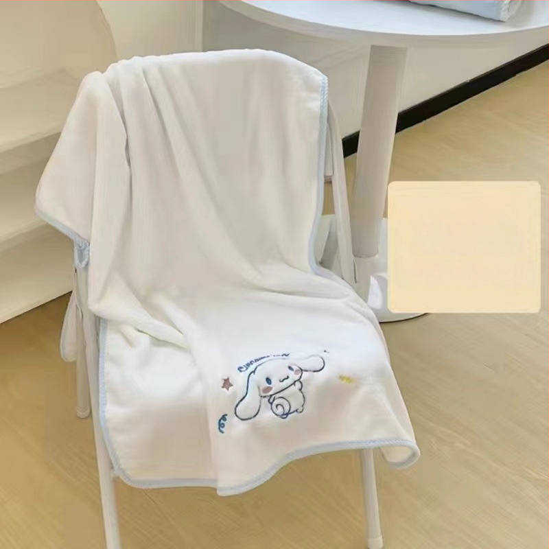 Set de prosoape de baie Yugui Dog, 3 piese, fleece coral, țesătură plată