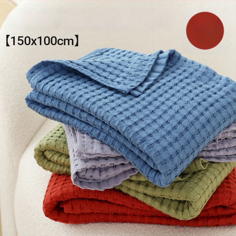 Medvilninis rankšluosčio pledas, 300–499 g, keturi sezonai universalus, šiuolaikinis minimalistinis stilius