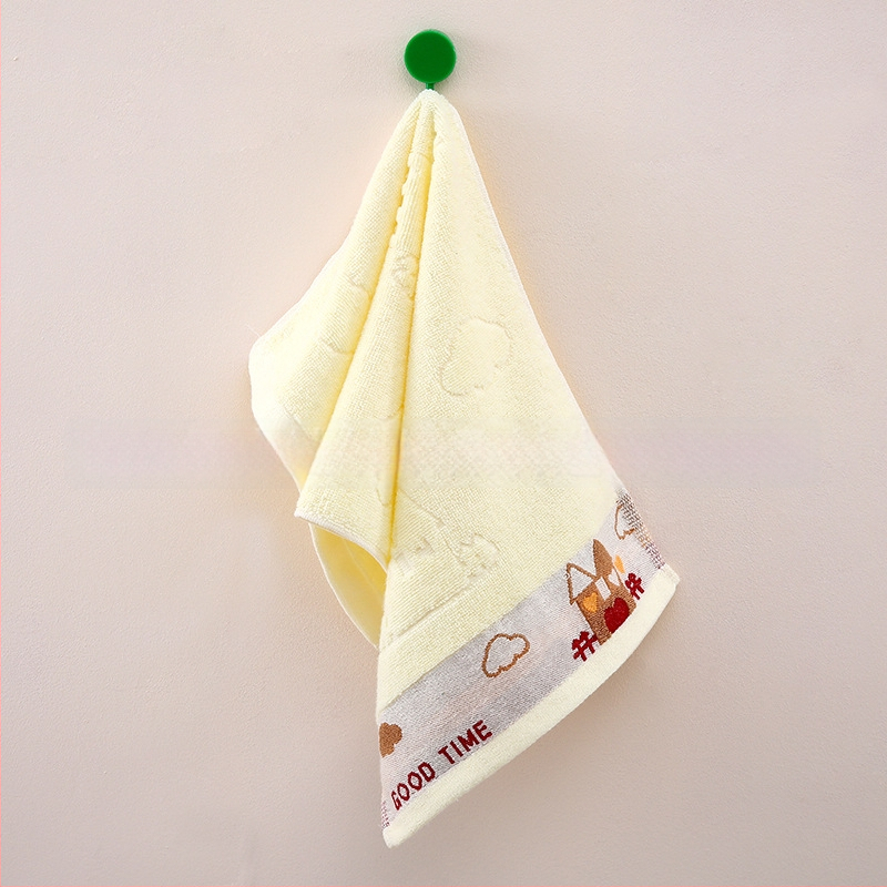 Laste puuvillane rätik, džakardkangas, 60 g, kohandamine saadaval, toetab üksikuid tellimusi