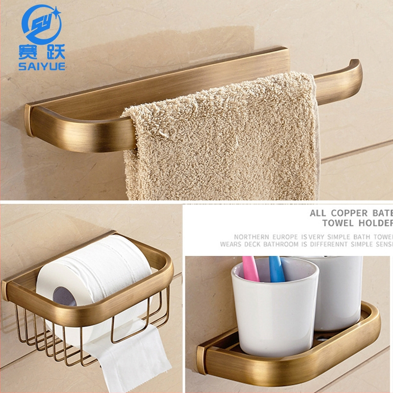 Dvieļu plaukts ar režģa grozu, antīka pārklājums, Eiropas stils, vien-slāņu/dvslāņu, Saiyue