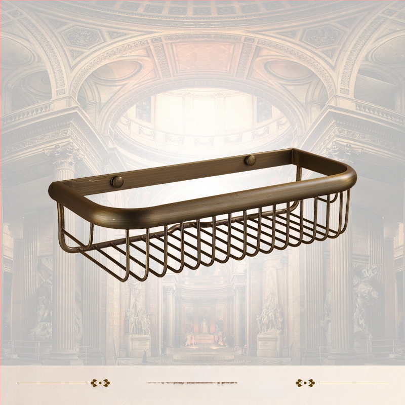 Dvieļu plaukts ar režģa grozu, antīka pārklājums, Eiropas stils, vien-slāņu/dvslāņu, Saiyue