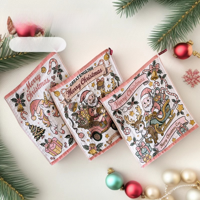 Ruutne köögirätik 100% puuvillast, neljakihiline marli, 32 niidi lõng, Jacquard kudum, imendumine 5–10 s, koos karabiiniga