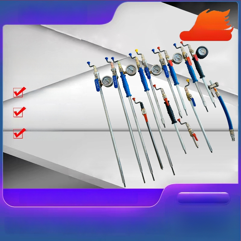 Riepu uzpūšanas rokturis ar manometru automobiļiem, smagajiem kravas automobiļiem un būvtehnika — Xin Hao Wang, Metāls