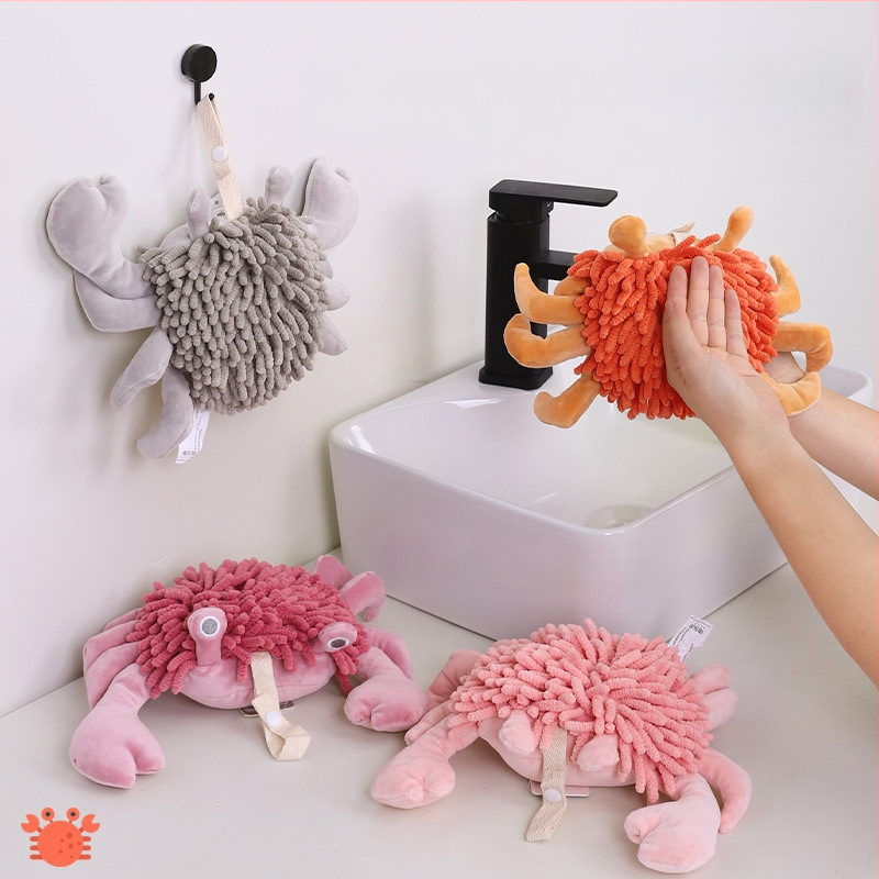 Anim Chenille krab – käterätikplüüs mänguasi, imav ja mitmekülgne loomade aksessuaar; materjal: polüesterkiud; kaal: 100–120 g; kudumine: lame kudumine; niidid: 19 lõnga