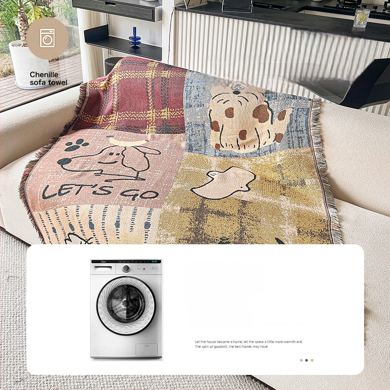 Covoraș de picnic pentru exterior, pătură țesută patru anotimpuri, 70% poliester / 30% bumbac; rezistent la umezeală, potrivită pentru living, dormitor și afară