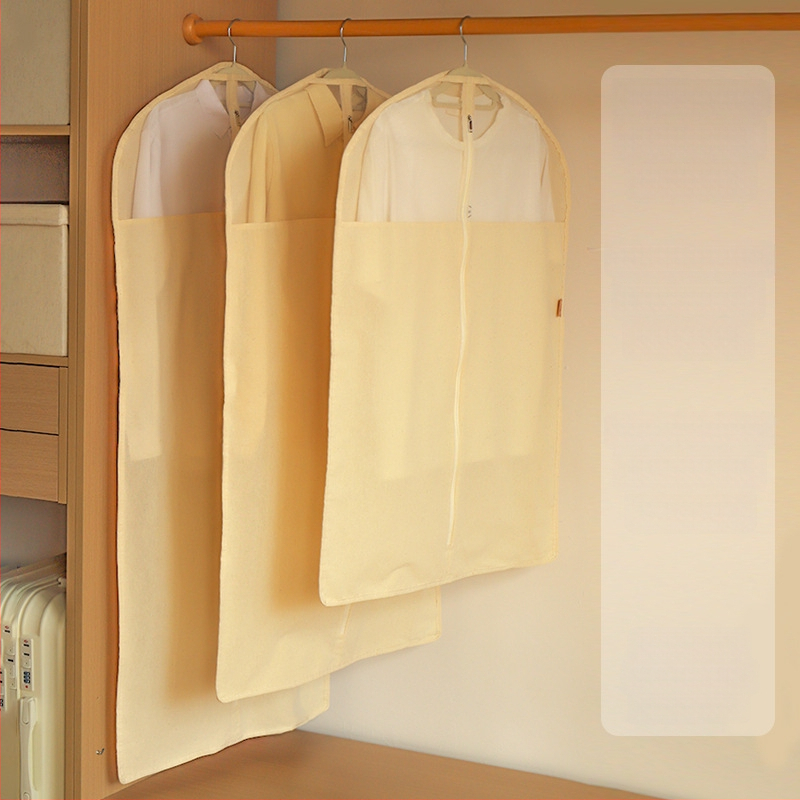 Κάλυμμα σκόνης ρούχων, παχύ καθαρό βαμβάκι, αναπνεύσιμο, ιαπωνικού στυλ, ανθεκτικό στην υγρασία για ντουλάπα