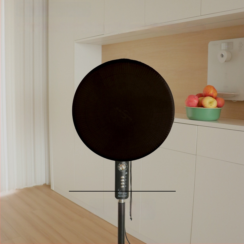 Kaixiu elastinis ventiliatoriaus gaubtas — dulkių apsauga stovintiems ir sieniniams ventiliatoriams, medžiaga milk silk, 2024 leidimas, pakuotėje 100 vnt