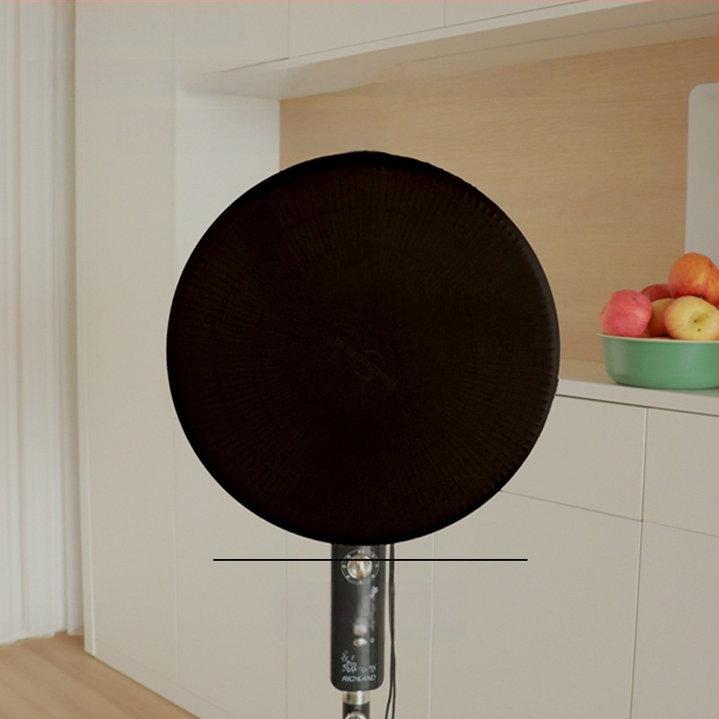 Kaixiu elastinis ventiliatoriaus gaubtas — dulkių apsauga stovintiems ir sieniniams ventiliatoriams, medžiaga milk silk, 2024 leidimas, pakuotėje 100 vnt