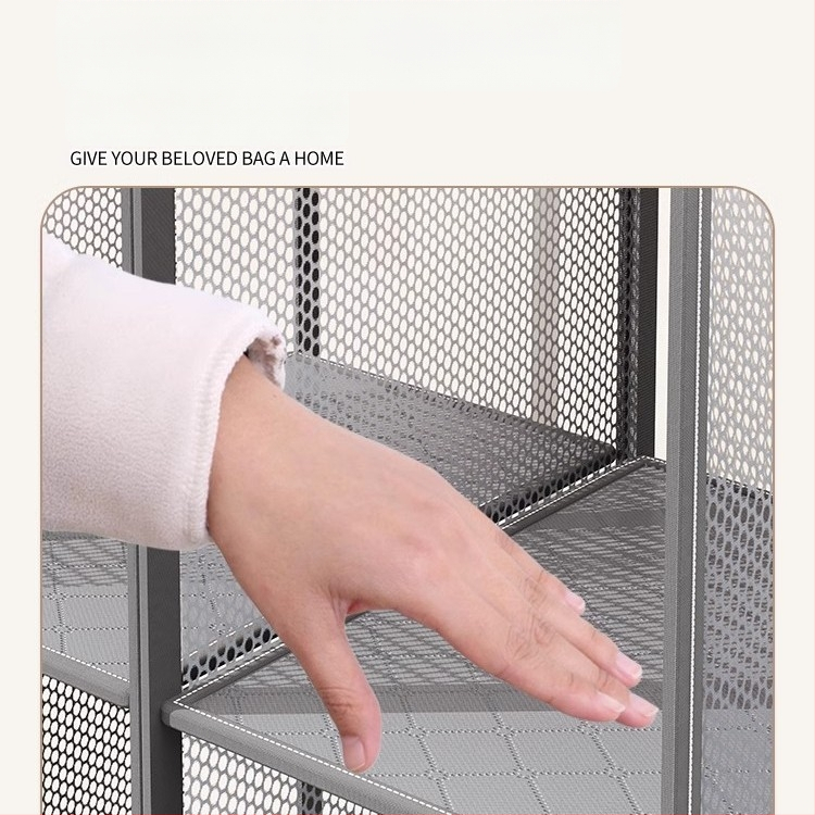 Κρεμάστρα αποθήκευσης, πολλαπλών επιπέδων, μη υφασμένο ύφασμα, μοντέλο Q-95, απλός και μοντέρνος τρισδιάστατος σχεδιασμός, αποθήκευση υπνοδωματίου