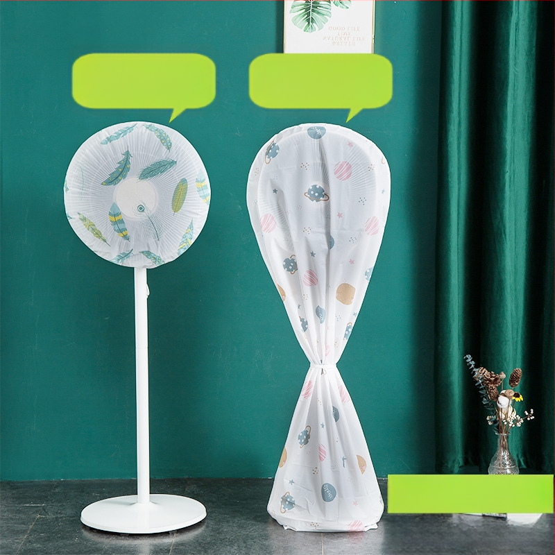 PEVA dulkių gaubtas ventiliatoriui, 3D dizainas, atsparus vandeniui, užtrauktukas, skirtas grindiniam ventiliatoriui