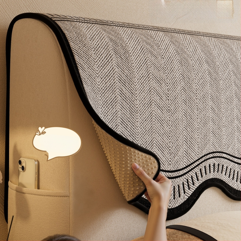 Lovos krašto uždengimas, pūkuotos medžiagos, visų sezonų apsauga, dulkių atsparus, kačių įbrėžimams atsparus, neslidus