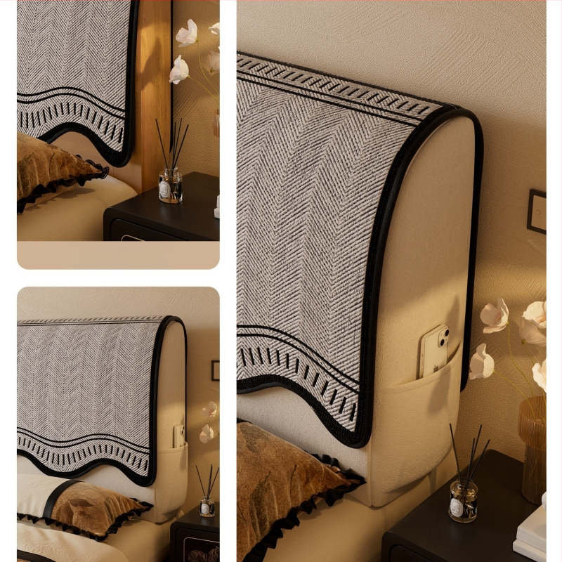 Lovos krašto uždengimas, pūkuotos medžiagos, visų sezonų apsauga, dulkių atsparus, kačių įbrėžimams atsparus, neslidus