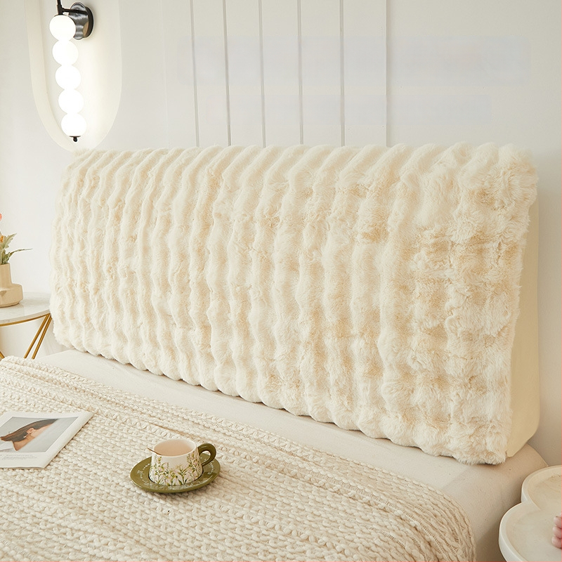 Xulai trumpas pūkuotas lovos šoninis užvalkalas — šiuolaikiškas minimalistinis stilius, dulkių gaudyklė/sofos dangtis