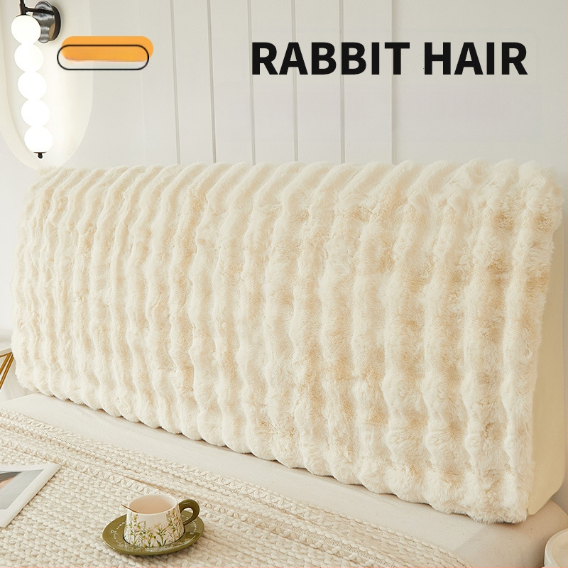 Xulai trumpas pūkuotas lovos šoninis užvalkalas — šiuolaikiškas minimalistinis stilius, dulkių gaudyklė/sofos dangtis