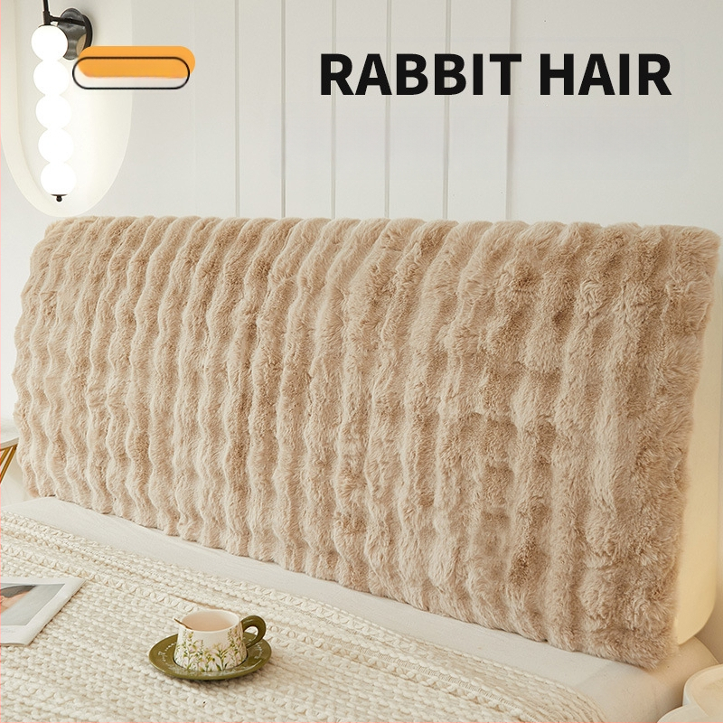 Xulai trumpas pūkuotas lovos šoninis užvalkalas — šiuolaikiškas minimalistinis stilius, dulkių gaudyklė/sofos dangtis