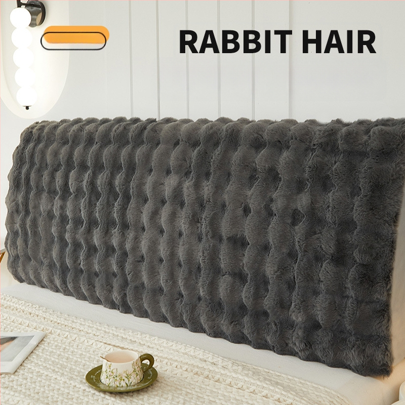 Xulai trumpas pūkuotas lovos šoninis užvalkalas — šiuolaikiškas minimalistinis stilius, dulkių gaudyklė/sofos dangtis