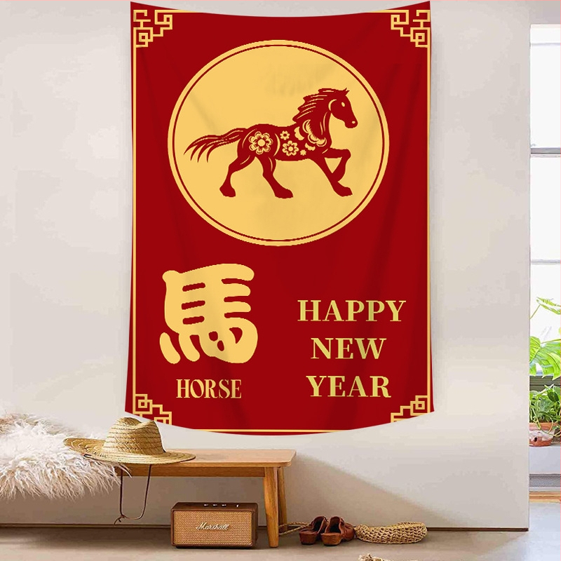 Stačiakampė gobelė, Kalėdinio stiliaus, 100% poliesteris, skaitmeninis šiluminis pernešimas, galima skalbti mašinoje