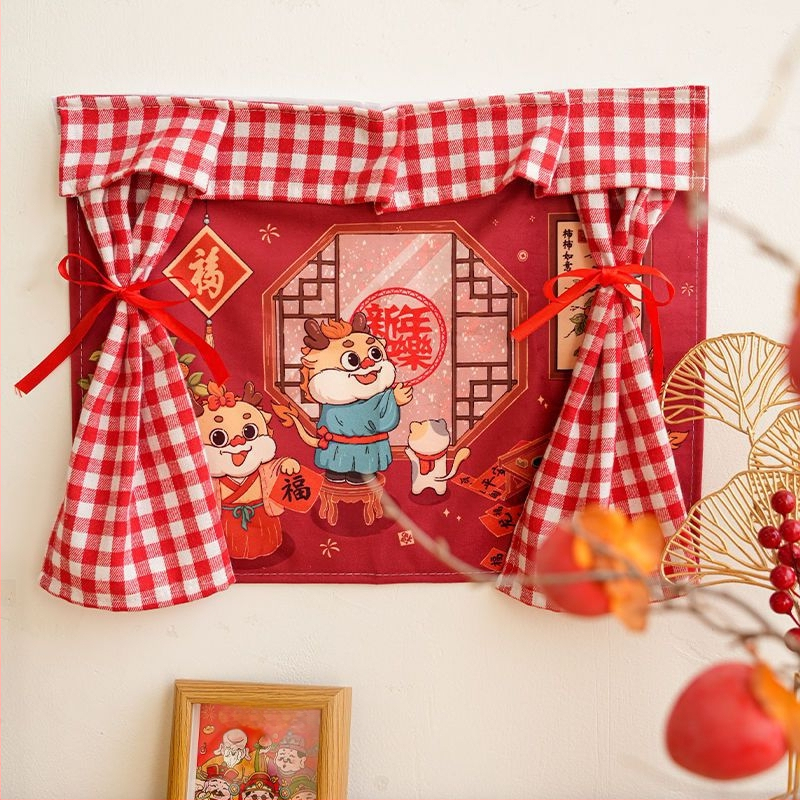 Nordic stiliaus pūkuotas gobelenas svetainei — 3D Kalėdų sieninis gobelenas, rankų mezgimas, 70-80% medvilnė