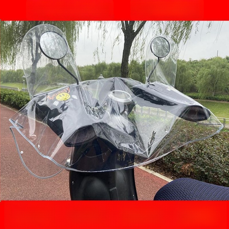 Nedz izturīgs priekšējais pārsegs elektriskajiem transportlīdzekļiem un motocikliem; centrālās paneļa aizsardzība; pastiprināts ūdensnecaurlaidīgs dizains