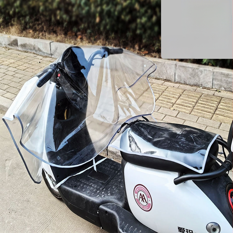 Nedz izturīgs priekšējais pārsegs elektriskajiem transportlīdzekļiem un motocikliem; centrālās paneļa aizsardzība; pastiprināts ūdensnecaurlaidīgs dizains