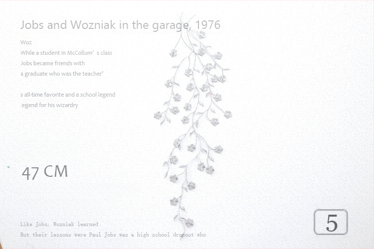 Siuvinėta plomų žiedų motyvo applikacija namų dekorui ir drabužiams — Siuvimo siūlai; Naudojimas: dekoravimas, drabužiai