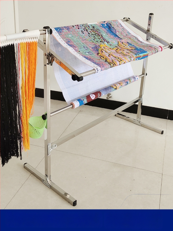 Keresztszemes hímzőkeret, állítható otthoni tartó, univerzális eszköz, műanyag lemezből készült konstrukció, kompatibilis 9 ct vászonnal