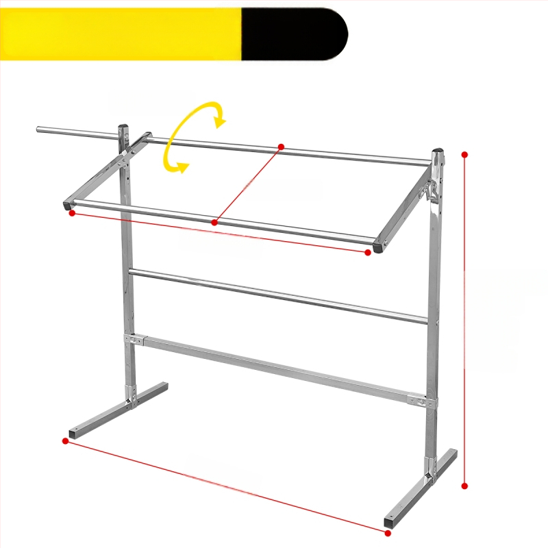 Keresztszemes hímzőkeret, állítható otthoni tartó, univerzális eszköz, műanyag lemezből készült konstrukció, kompatibilis 9 ct vászonnal