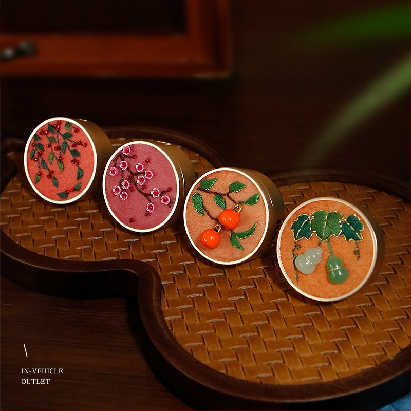 DIY siuvimo rinkinys, naujas Kinų stilius, audinio siuvimas su automobilių aromatinėmis tabletėmis, skirtas svetainei, miegamajam, restoranams ir komercinėms erdvėms