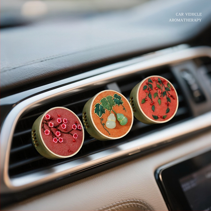 DIY siuvimo rinkinys, naujas Kinų stilius, audinio siuvimas su automobilių aromatinėmis tabletėmis, skirtas svetainei, miegamajam, restoranams ir komercinėms erdvėms