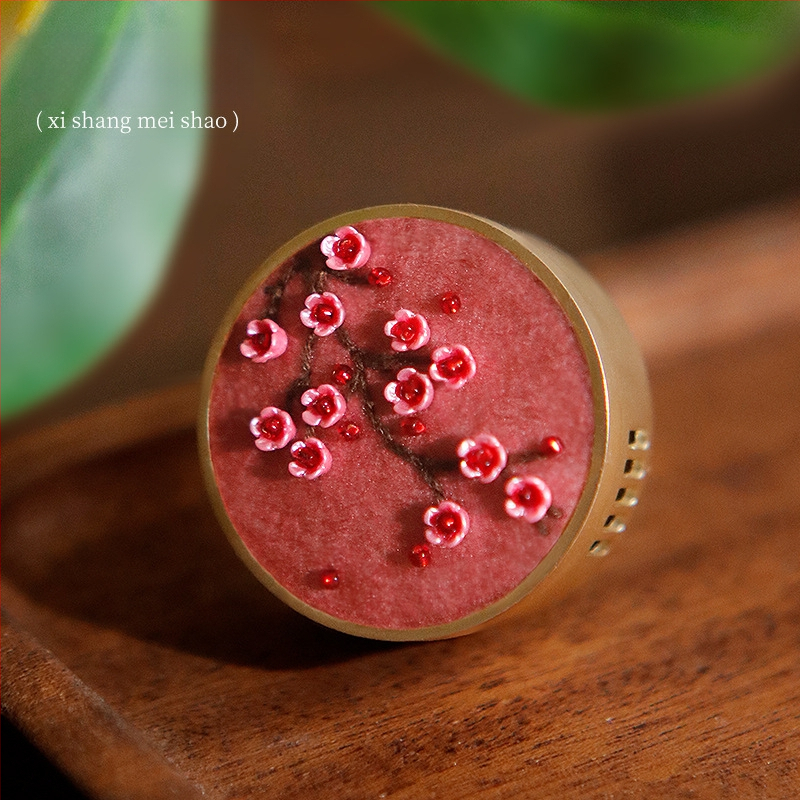 DIY siuvimo rinkinys, naujas Kinų stilius, audinio siuvimas su automobilių aromatinėmis tabletėmis, skirtas svetainei, miegamajam, restoranams ir komercinėms erdvėms