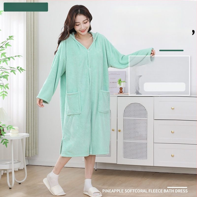 Koraalfleksi vannahallat kapuutsiga, ananasskirjaga, imav