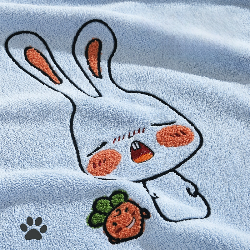 Jade Baby Koralli Veluur Kapuutsiga Käterät Lastele – Kandmiseks Kiiresti Kuivatav Mantlid koos Trušu Kõrvadega, 150D, 300–400 g, Kohandatav