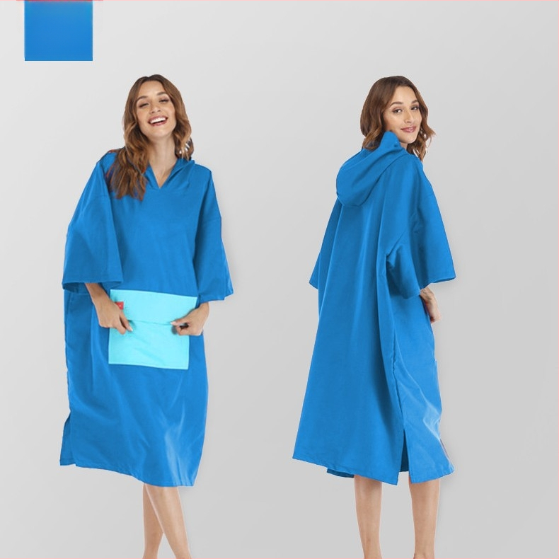 Ülikerge kokkukäiv randrätik sukelduv kate ja kiiresti kuivatav riietumisrõivas — Materjal: peenkiud • Kaal: 200–300 g • Bränd: ideal made