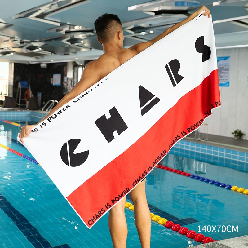 Chars mikrofiiber spordirätik kantav cape disainiga, kiiresti kuivab, imab