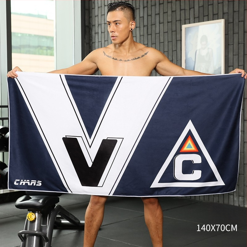 Chars mikrofiiber spordirätik kantav cape disainiga, kiiresti kuivab, imab