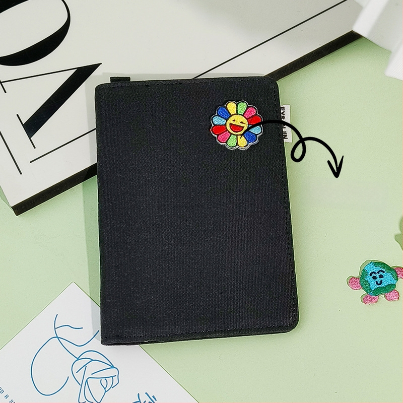 Passi ja kaartide organiseerija — Integreeritud kaarditugi, Kanvasist säilitamiskott reisidel, Unisex (Yi Jin bränd, linna lihtsus, 2025 kevad)