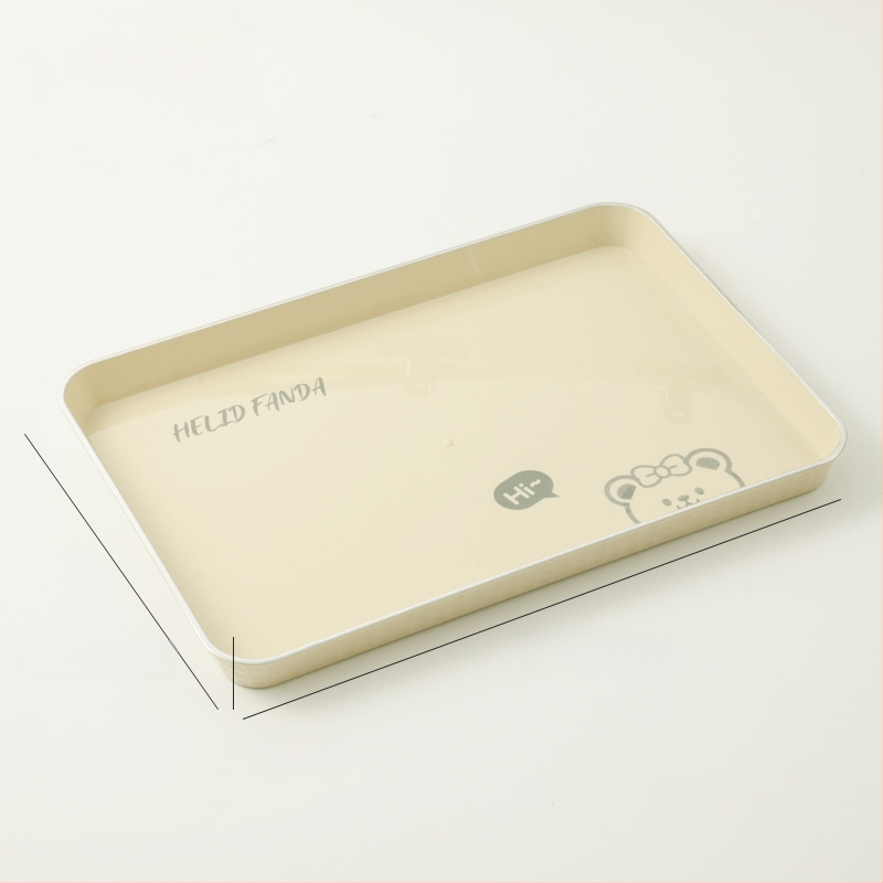 PET ruudukujuline teealus, Little Bear seeria, karu pere muster, laserpind, logotüübi trükkimine võimalik, kohandatav