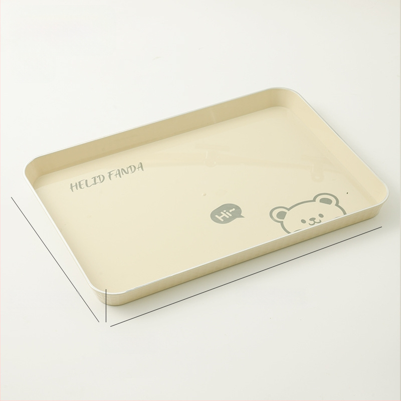 PET ruudukujuline teealus, Little Bear seeria, karu pere muster, laserpind, logotüübi trükkimine võimalik, kohandatav