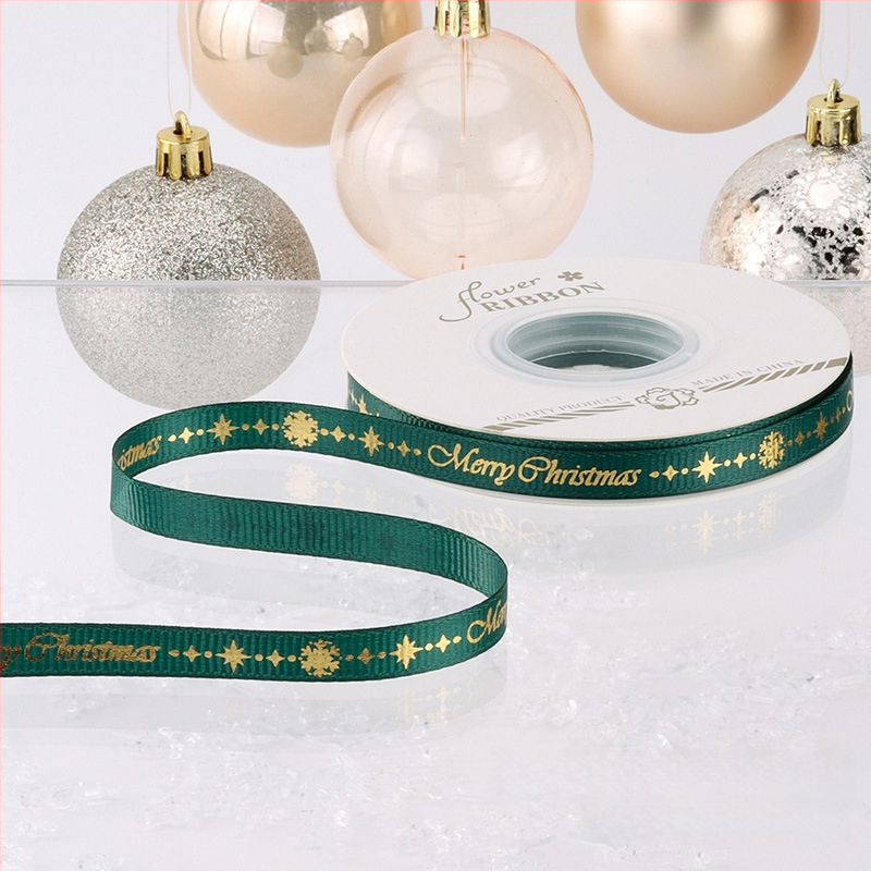 Chu yan Kalėdų kaspinas — DIY dekoratyvinė juostelė dovanoms įvynioti, švenčių dekoravimui