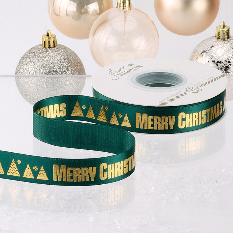 Chu yan Kalėdų kaspinas — DIY dekoratyvinė juostelė dovanoms įvynioti, švenčių dekoravimui