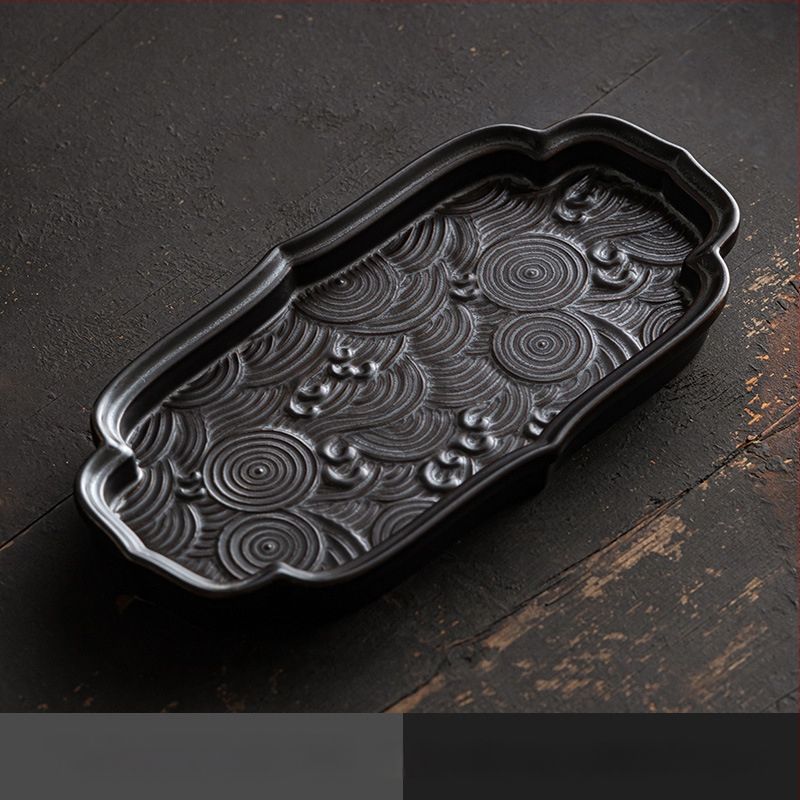 Portselanist puuviljade taldrik, hiina stiilis lihtne, kerge luksusretro disain, Wuxi Hall, Esmaklassiline kvaliteet