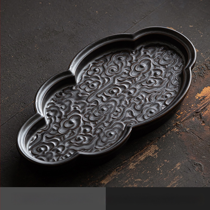 Portselanist puuviljade taldrik, hiina stiilis lihtne, kerge luksusretro disain, Wuxi Hall, Esmaklassiline kvaliteet